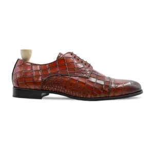 Bali - Men's Burnished Oxblood Calf Letaher Derby Shoe