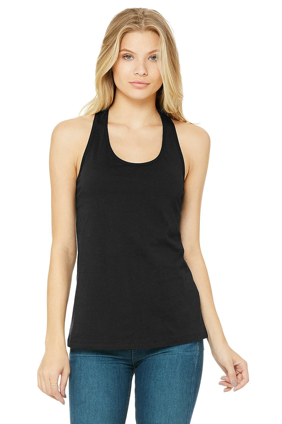 BELLA 6008 WOMEN'S JERSEY RACERBACK TANK