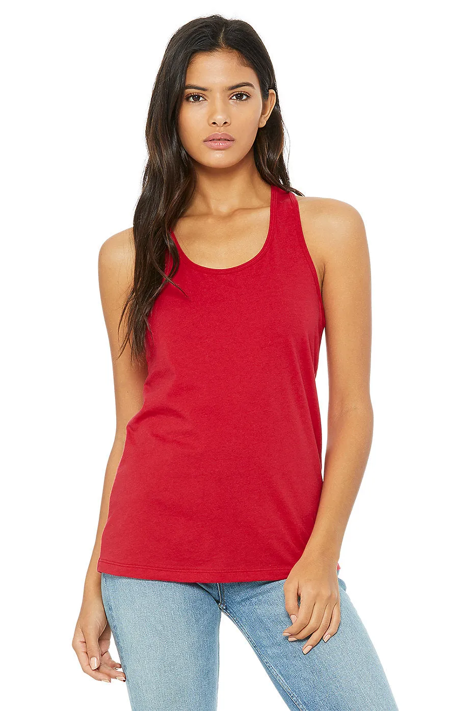 BELLA 6008 WOMEN'S JERSEY RACERBACK TANK