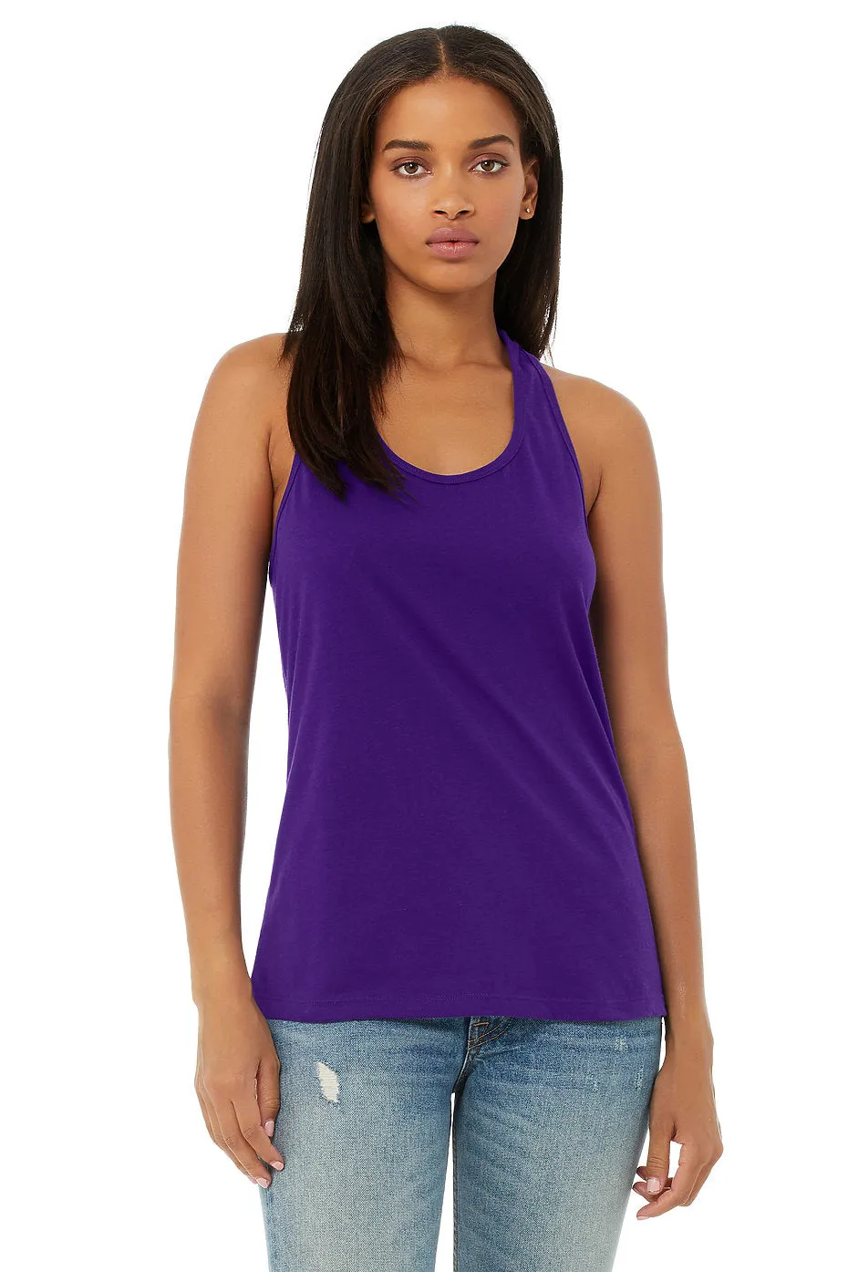 BELLA 6008 WOMEN'S JERSEY RACERBACK TANK