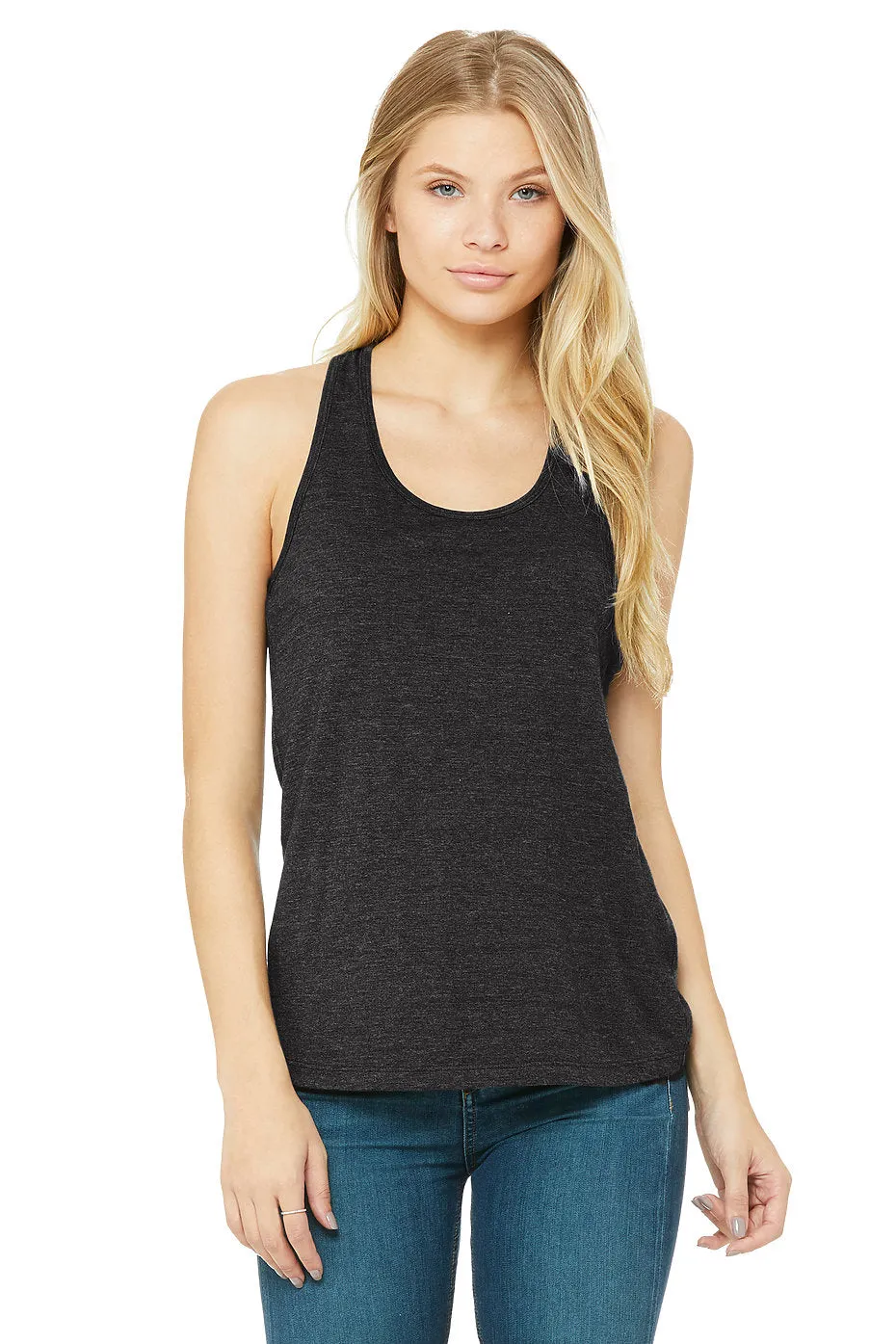 BELLA 6008 WOMEN'S JERSEY RACERBACK TANK