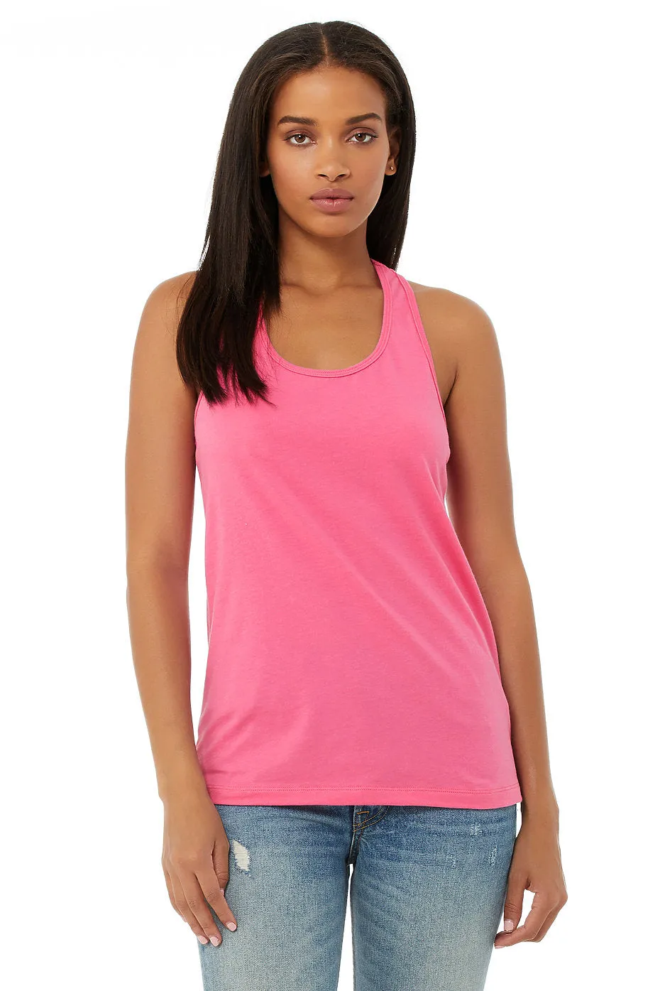 BELLA 6008 WOMEN'S JERSEY RACERBACK TANK