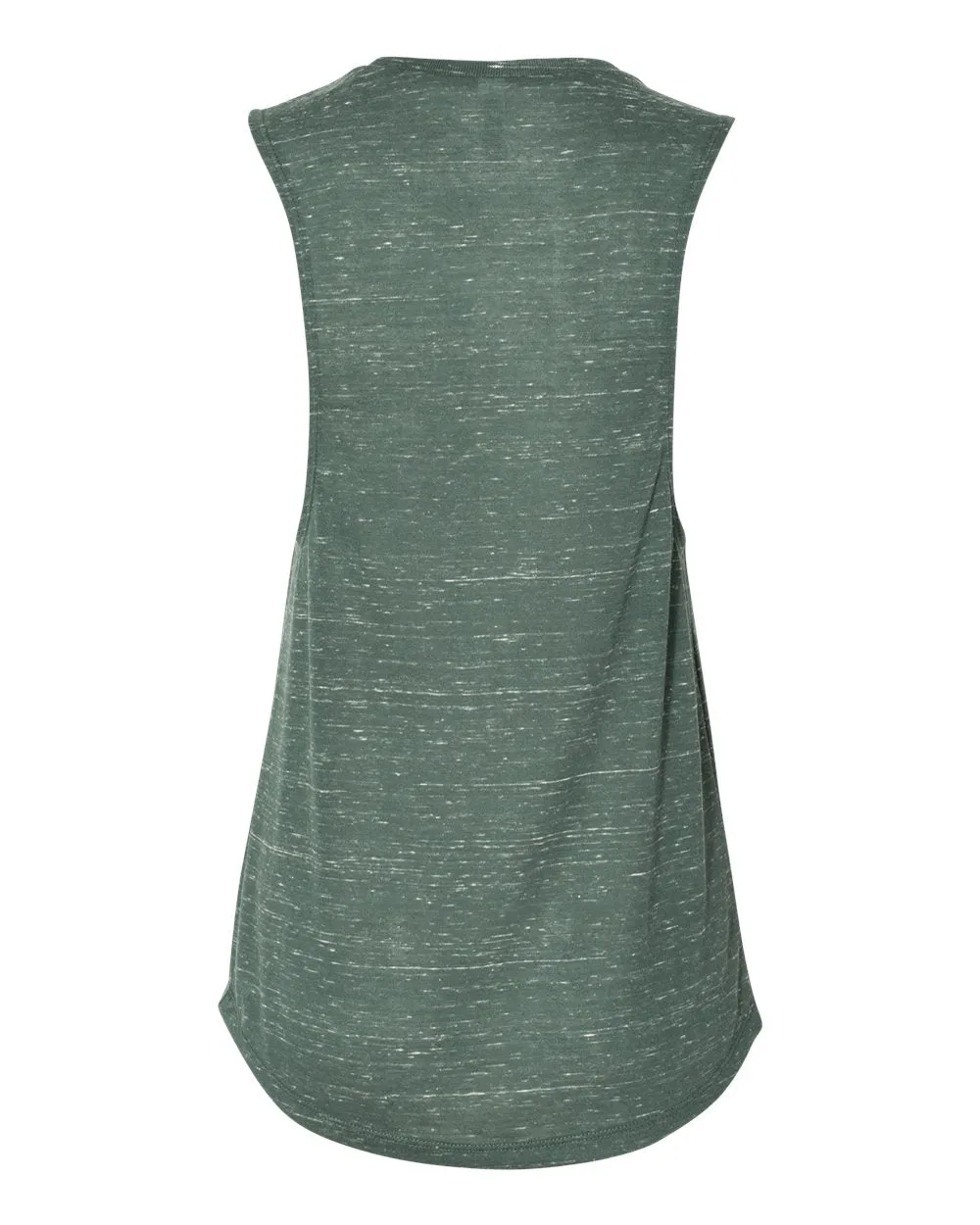 Bella   Canvas 8803 Women's Flowy Scoop Muscle Tank - Forest Marble