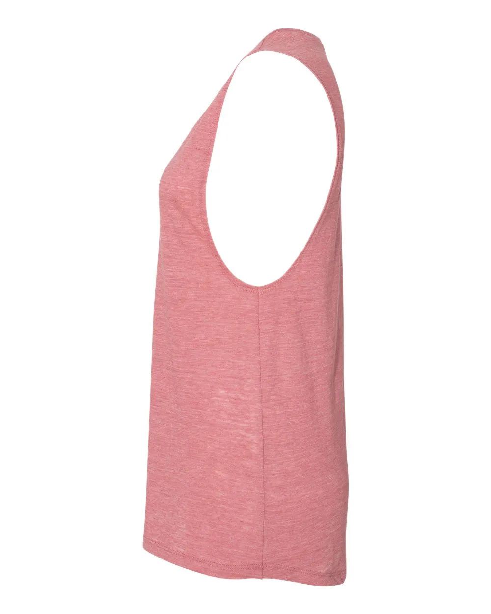 Bella   Canvas 8803 Women's Flowy Scoop Muscle Tank - Mauve Marble