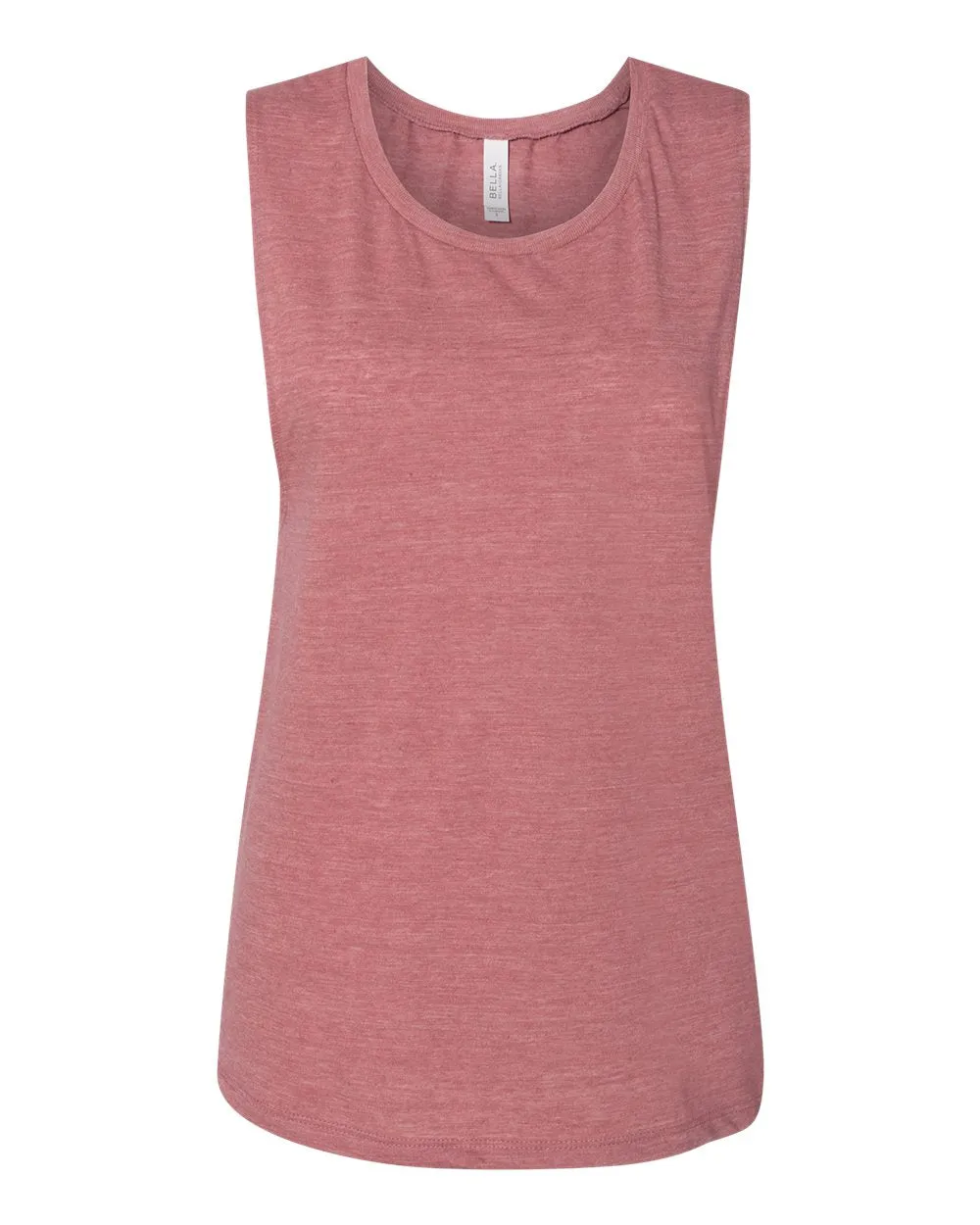 Bella   Canvas 8803 Women's Flowy Scoop Muscle Tank - Mauve Slub