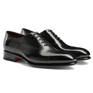 Black Lace Up Oxford Shoe