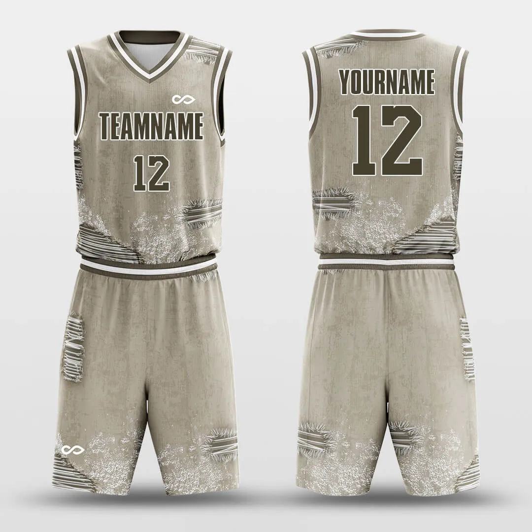 Broken Hole2 - Customized Basketball Jersey Set Design BK160111S