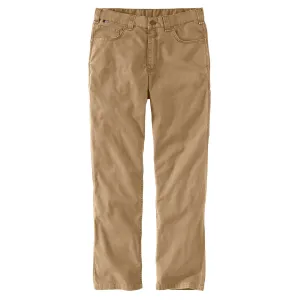 Carhartt Men's Flame Resistant Rugged Flex® Relaxed Fit Canvas Pant_Dark Khaki