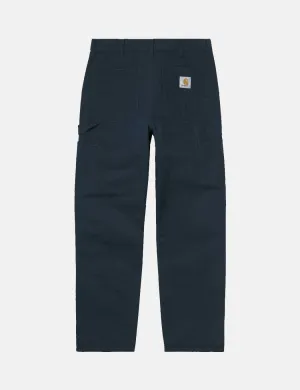 Carhartt-WIP Single Knee Pant - Duck Blue Rinsed