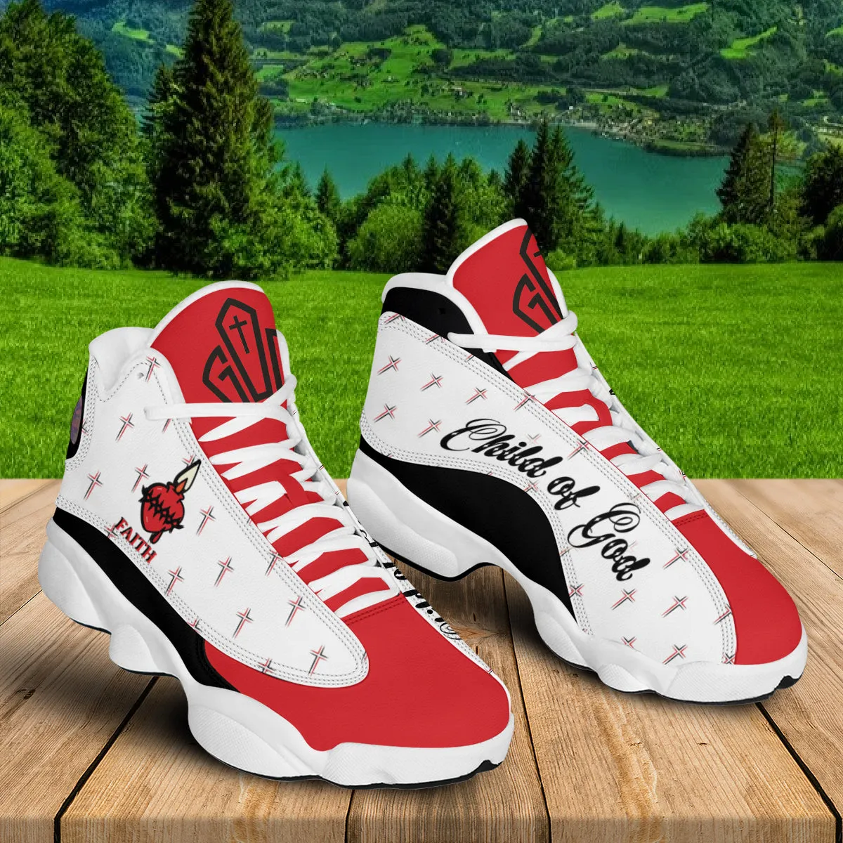 Child Of God Basketball Shoes For Men Women - Christian Shoes - Jesus Shoes - Unisex Basketball Shoes