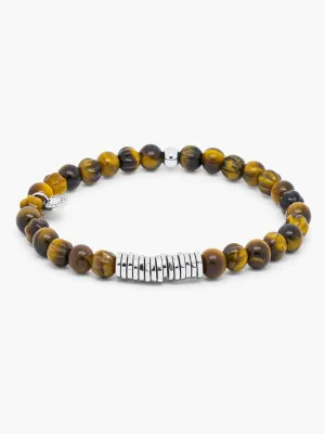 Classic Discs Bracelet | Tiger Eye