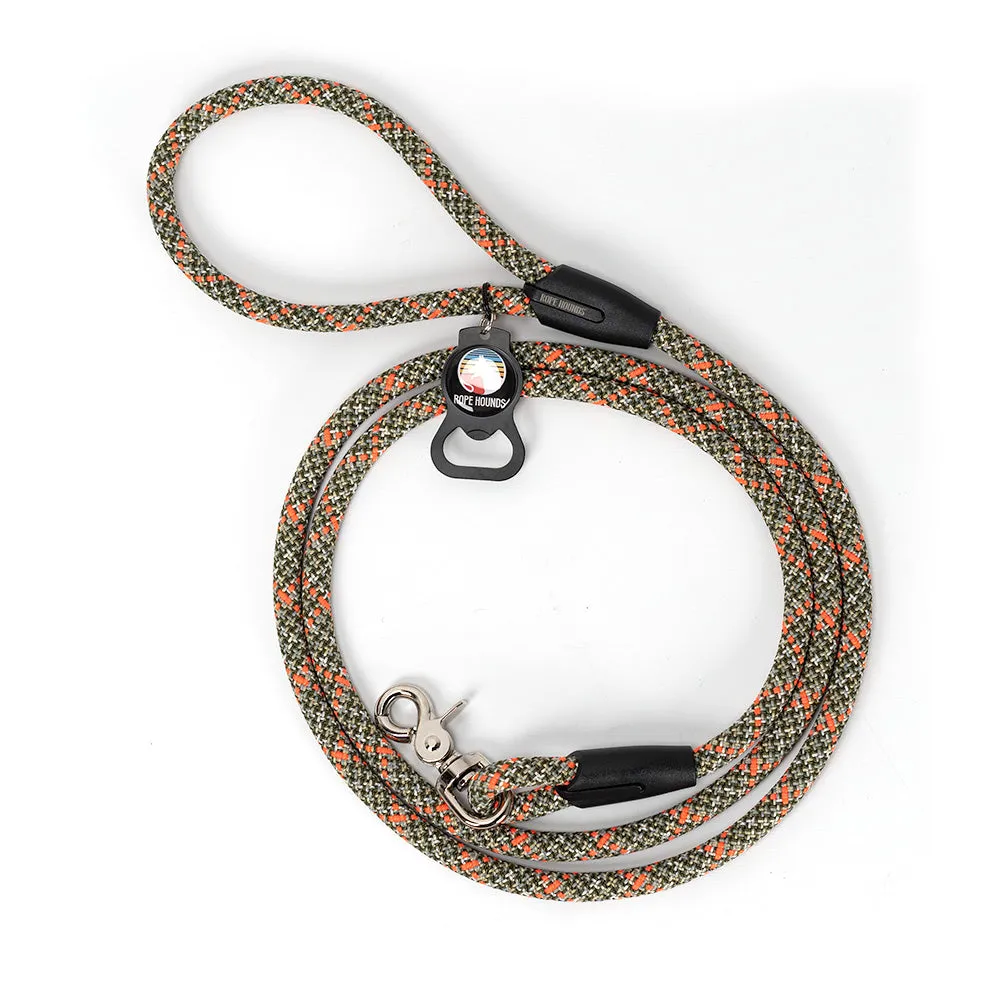 Classic Dog Leash - Greens/Yellows