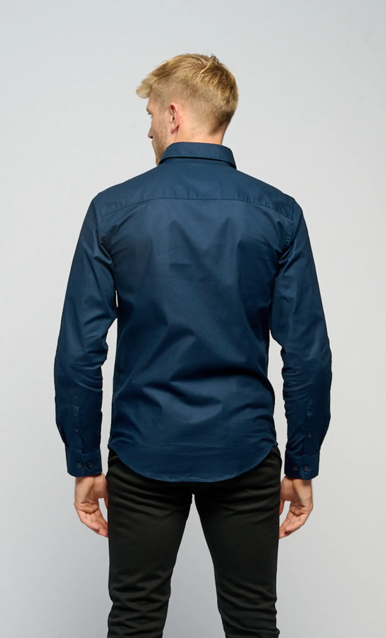 Den Originale Performance Oxford Skjorte - Navy