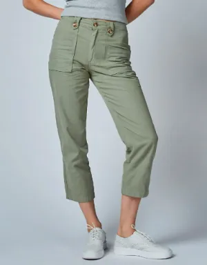 Dricoper Stella Canva Trousers Oil Green