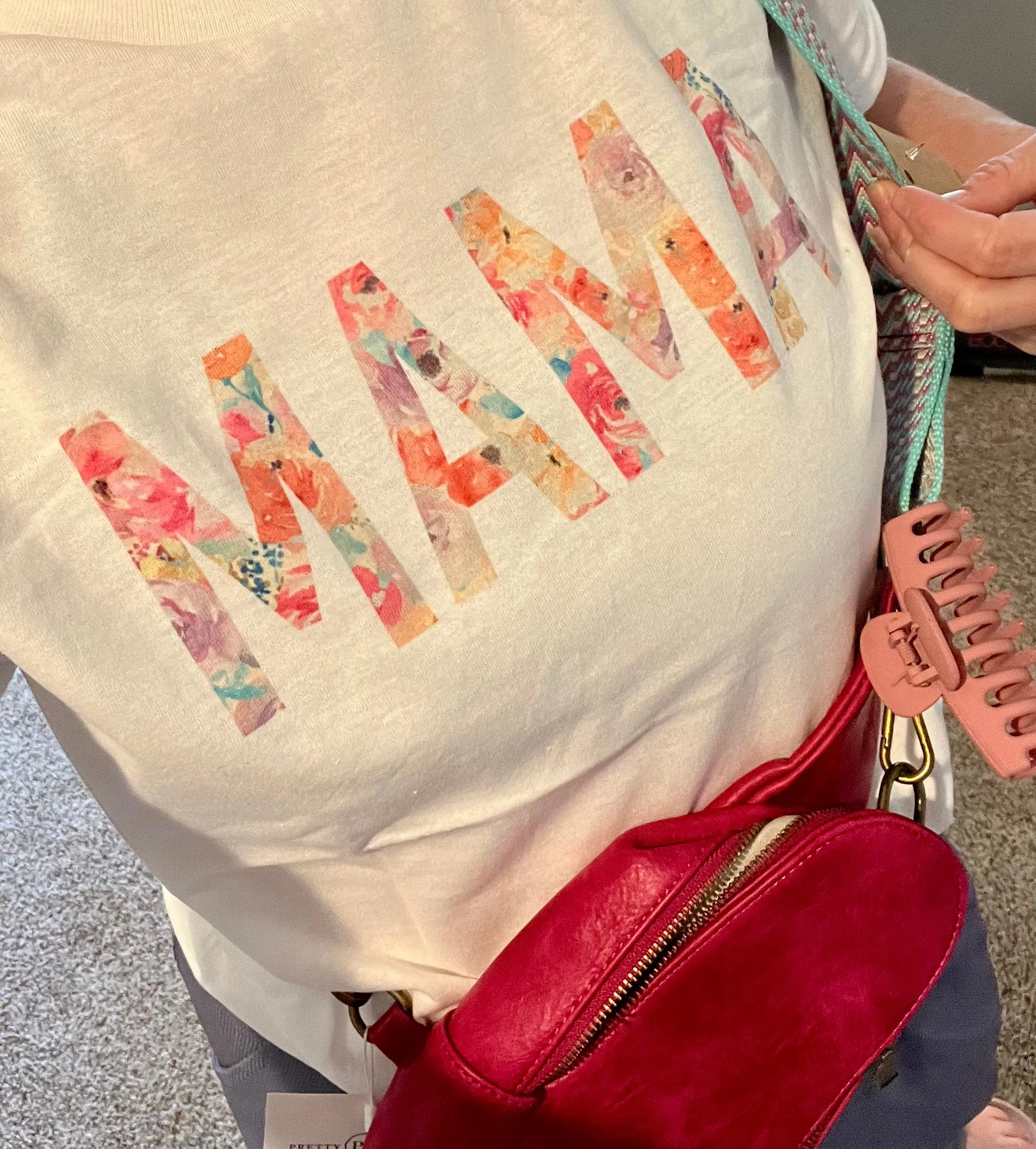 Floral MAMA tee