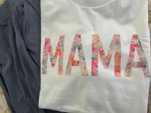 Floral MAMA tee