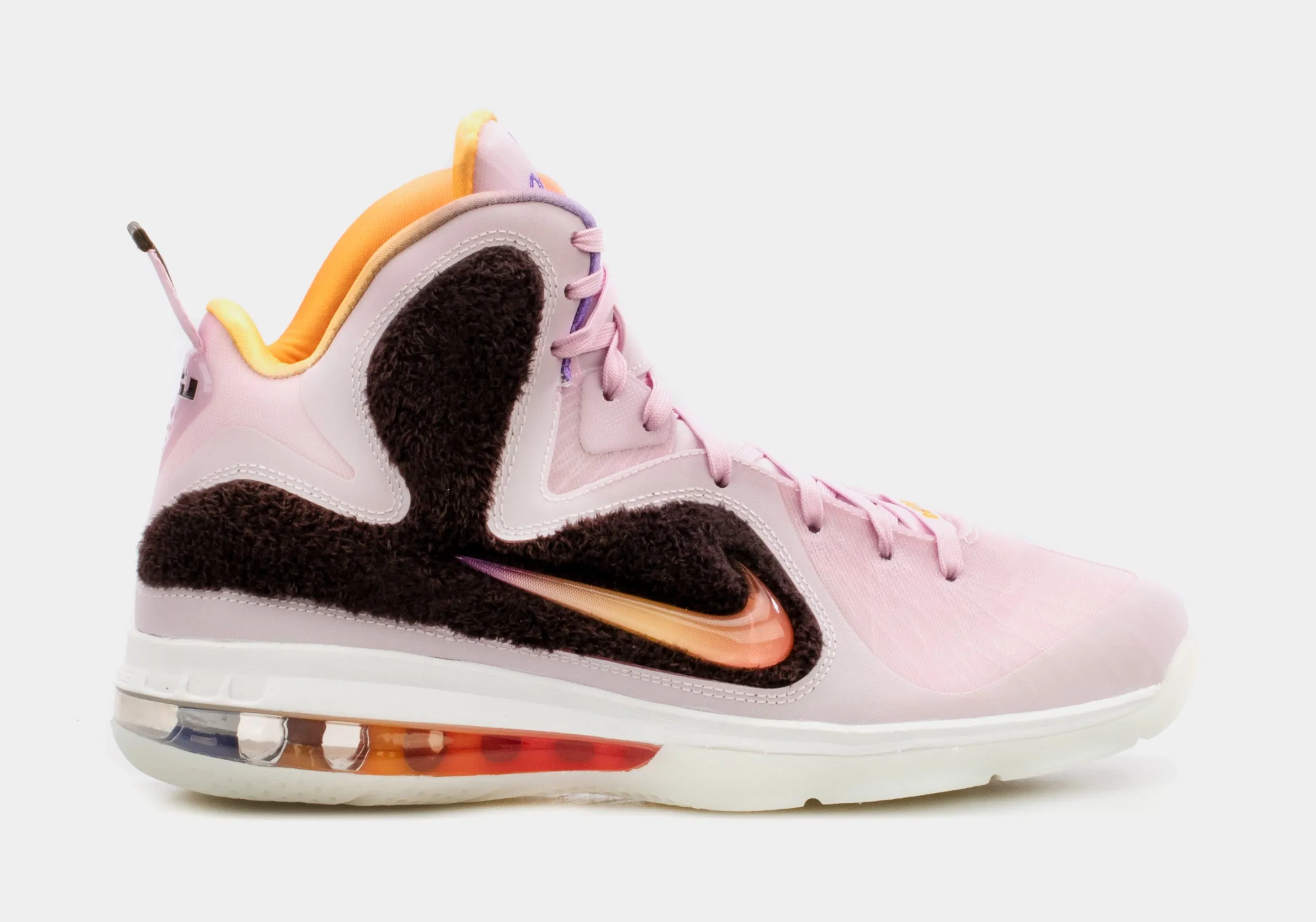 Lebron IX Regal Pink Mens Basketball Shoes (Pink/Brown)