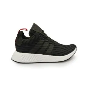 Mens Adidas NMD_R2   - BY2500 - Green White Red Trainers