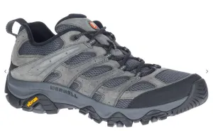 MERRELL MEN'S MOAB 3 LOW TOP HIKING SNEAKER GRANITE