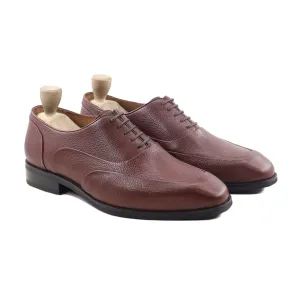 Poligiros - Men's Oxblood Pebble Grain Leather Oxford Shoe