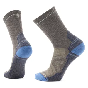 Smartwool Hike Crew Socks Color: Taupe-Laguna Blue