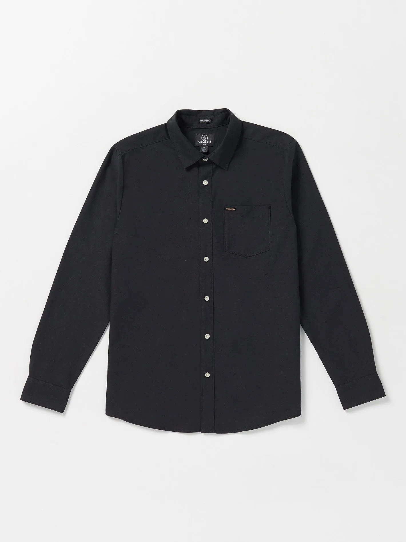 Veeco Oxford Long Sleeve Shirt - Black