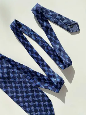 Vintage Derby Printed Silk Tie