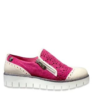 Zap - Pink/White slip on shoe